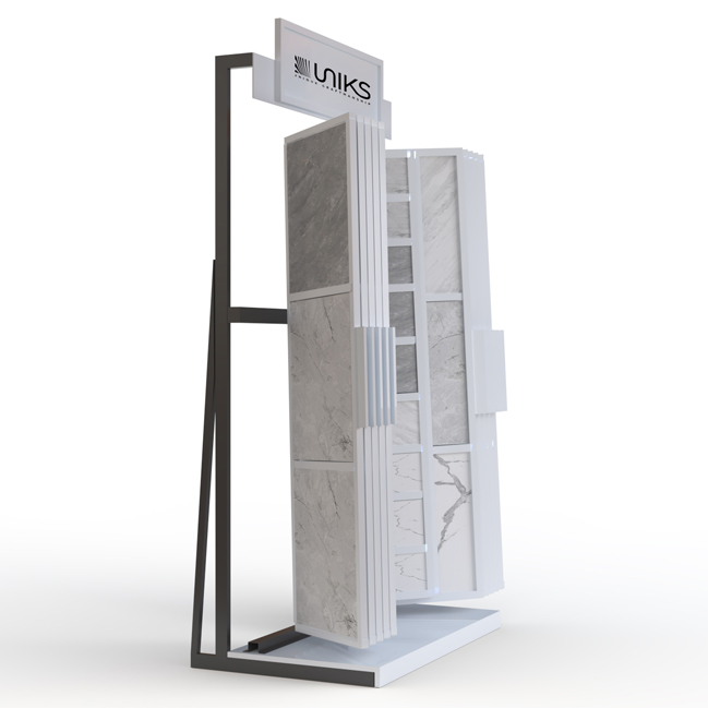 Door frame tile rack