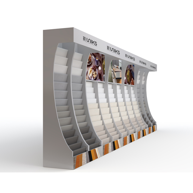 Reluctant carpet rack